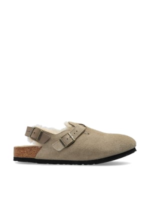 Tokio Shearling Wildleder-Mules