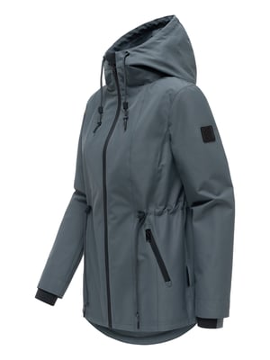 Navahoo Damen Übergangsjacke Blumentanz mit Kapuze