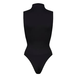 Damen Essentials Ärmelloses Turtleneck Bodysuit formend recycelte Stretch Passform