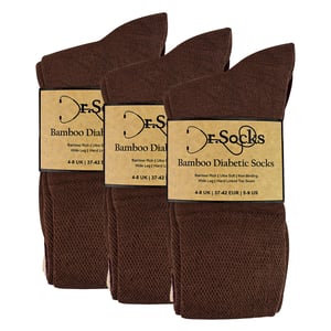 12 Paar Damen Bambus Diabetikersocken | Weiche, nicht einschnürende Komfortsocken