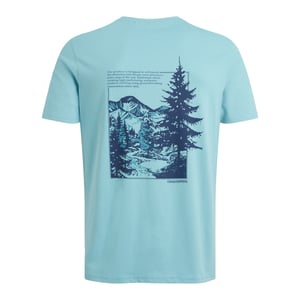 Craghoppers - "Lucent II" T-Shirt für Herren, Rückseitiger Aufdruck, kurzärmlig (Salzwasserpool)