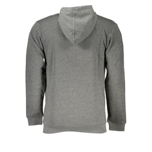 Sergio Tacchini Graue Baumwolle Herren Kapuzensweatshirt