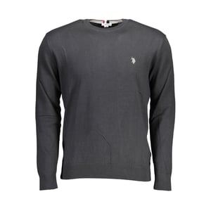 U.S. POLO ASSN. Schwarzes Baumwoll-Sweatshirt
