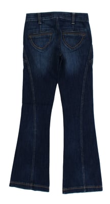 Cavalli Blue Baumwollstretch-Jeans mit niedriger Taille