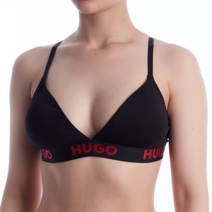 Damen Elastischer Bralette-BH mit Logo-Band 50525383