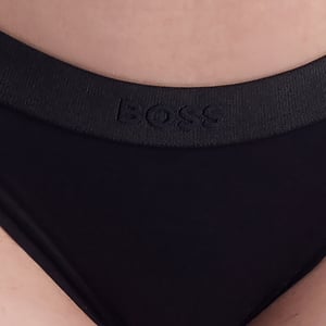 Damen Elastische Baumwollslips mit Logo 50520399