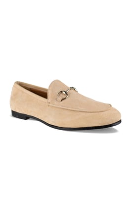 Gucci Jordaan Mokassins Beige