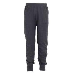 FLOSO Kinder Thermo Unterhose Lang Unisex (kohlegrau)