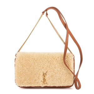 Loulou Shearling Pochette Mini Schultertasche