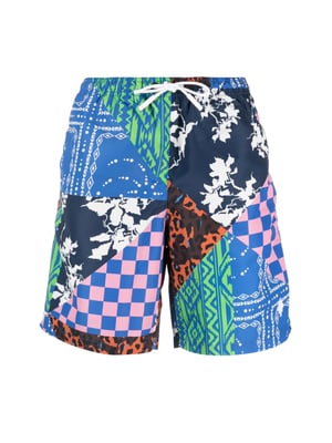 Mix & Match Patchwork-Badeshorts