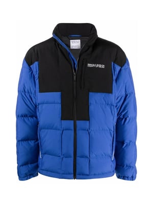 Daunenjacke mit Cross Block Logo