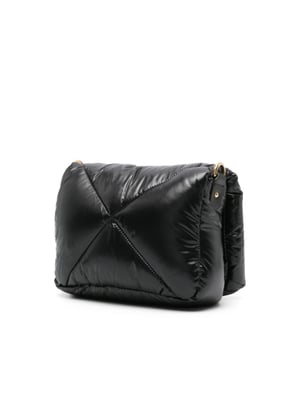 Puf Twist-Lock Mini Crossbody Tasche