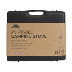 Trespass - "Forna" Campingkocher (Schwarz)