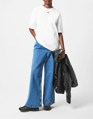 Cosmo Logo Washed Loose Fit T-Shirt