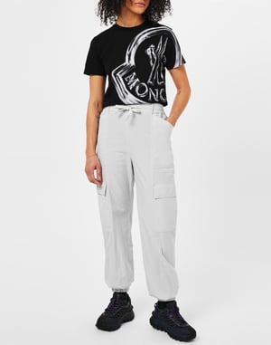 Cargohose aus Baumwolle mit Logo