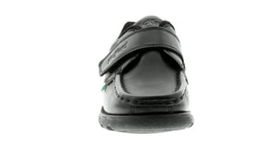 Kickers Jungen Schulschuhe Fragma Riemen3 Kleinkind Leder Klettverschluss schwarz