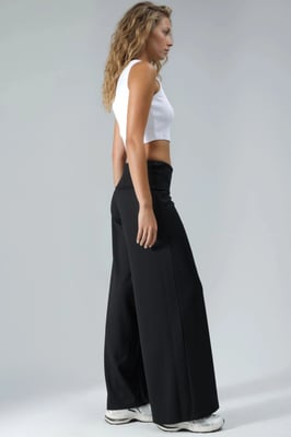 Modal Touch Faltbund-Palazzo-Hose