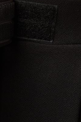 Hochtaillierte elastische Crepe Palazzo-Hose