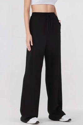Weite Leggings mit elastischem Bund