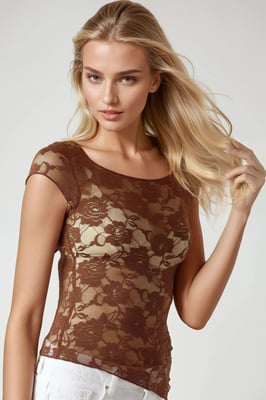 Blumen-Spitzen-Bustier Pika-Kollektion