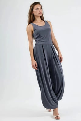 Falten-Modal-Jumpsuit