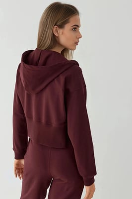 Kapuzensweatshirt mit Reißverschluss