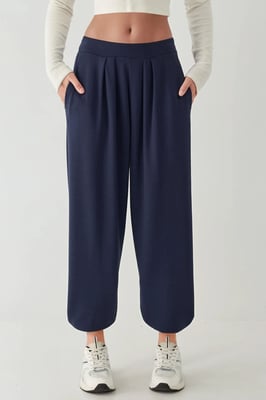 Modal Touch Salwar-Hosen mit Taschen