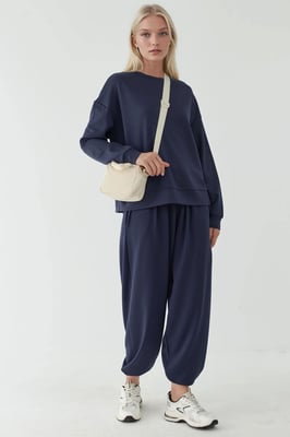 Modal Touch Salwar-Hosen mit Taschen
