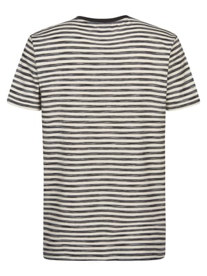 Petrol Industries - Gestreiftes T-Shirt Ceniza Herren