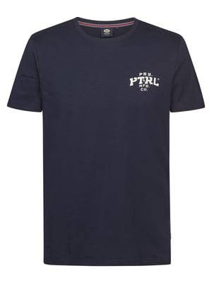 Petrol Industries - Bedrucktes Jersey-T-Shirt Oro Herren