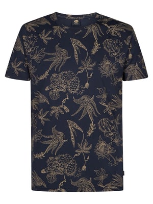 Petrol Industries - T-Shirt mit Allover-Print Rocosa Herren