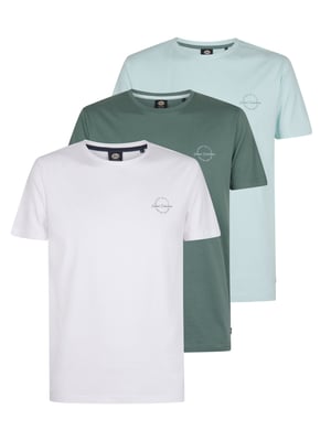 Petrol Industries - 3er-Pack Jersey-T-Shirts Salsa Herren