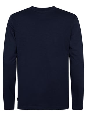 Petrol Industries - Jersey Langarm-T-Shirt Tormenta Herren