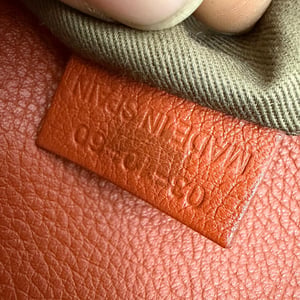 Chloé Medium Marcie Crossbody Bag aus orangefarbenem Leder