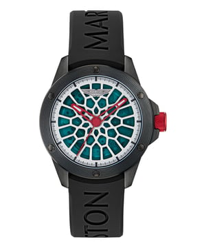 Aston Martin Thrill Rim Herren Schwarze Uhr MTRR1F502