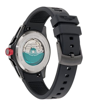 Aston Martin Thrill Rim Herren Schwarze Uhr MTRR1F502