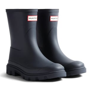 Hunter Downpour Short Gummistiefel Für Damen In Marineblau