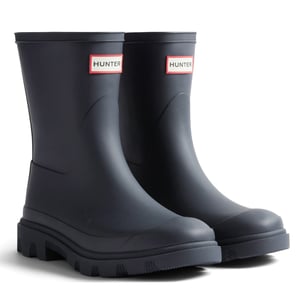 Hunter Downpour Short Gummistiefel Für Damen In Marineblau