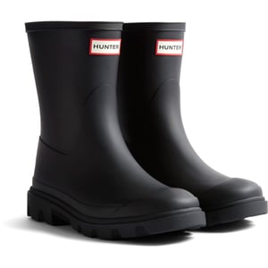 Hunter Downpour Short Gummi Damen Schwarze Gummistiefel