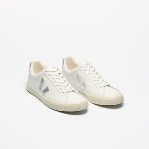 Veja Esplar Leder Damen Weiße Sneakers