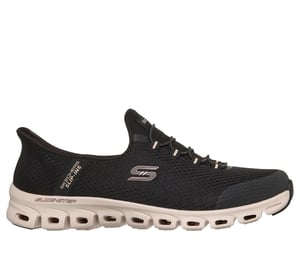 Skechers Slip-Ins Glide Step Vibey Mesh Damen Black Sneaker