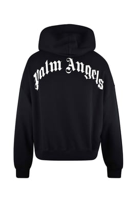 Palm Angels Sweatshirt Hoodie Schwarz