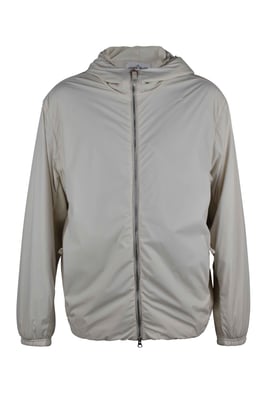 Stone Island Wasserdichte Jacke Weiß