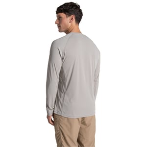 Craghoppers - T-Shirt für Herren, Nosilife, SolarShield+, Langärmlig (Pergament)