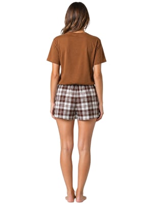 Kruze | Damen-Pyjama-Set - T-Shirt & Shorts