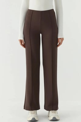 Modal Touch Rippendetail Weite Hose
