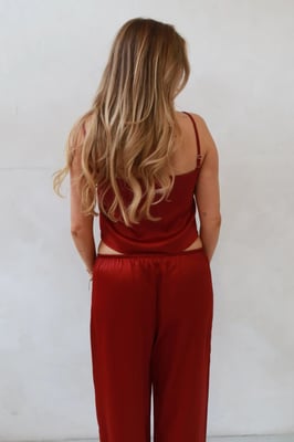 Ana Weite Satin-Hosen