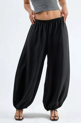 Tiefe Taille Baggy Fit Jogginghose