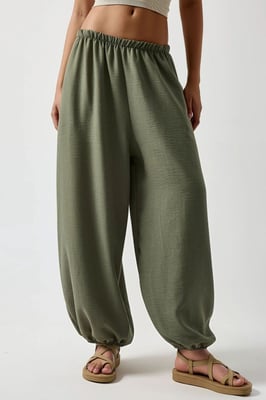 Niedrige Taille Baggy Fit Jogginghose
