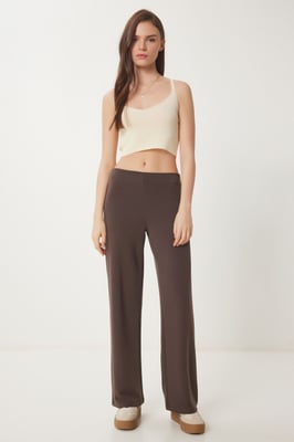 Reguläre Passform Sweatpants mit elastischem Bund